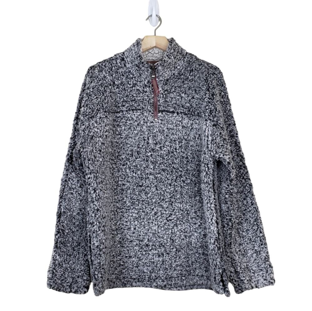 True Grit Original Small Frosty Tipped Pullover Jacket in Gray